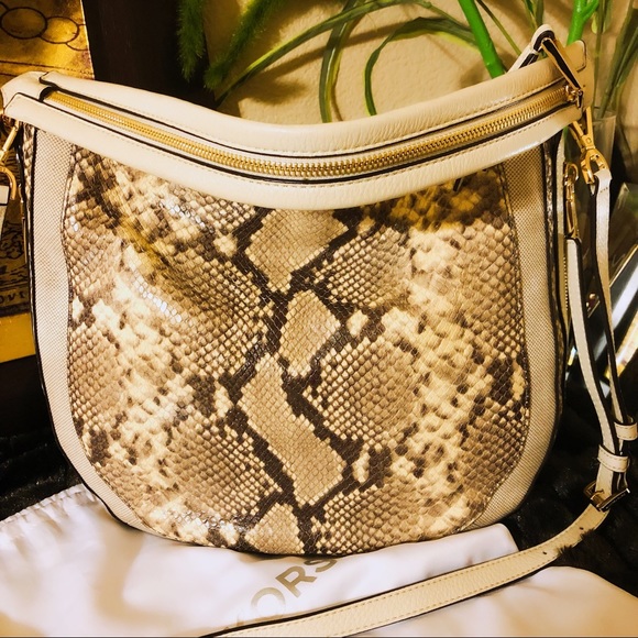 Michael Kors Snakeskin Tote With Dust Cover, NWOT - Picture 4 of 8